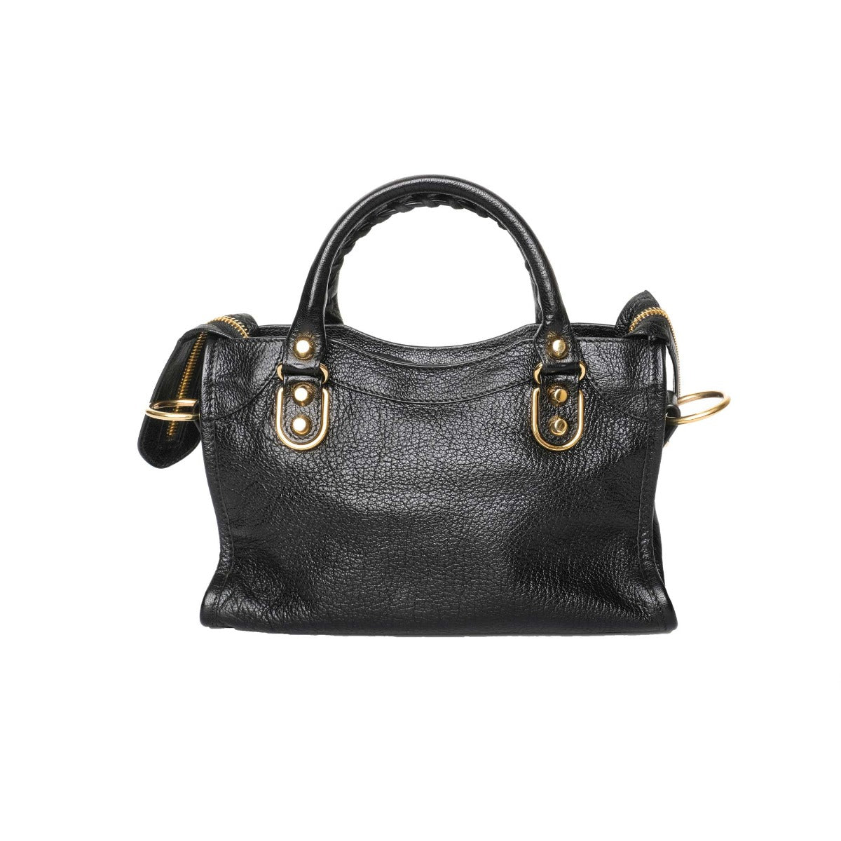 Balenciaga Black Motocross Giant 12 City Bag