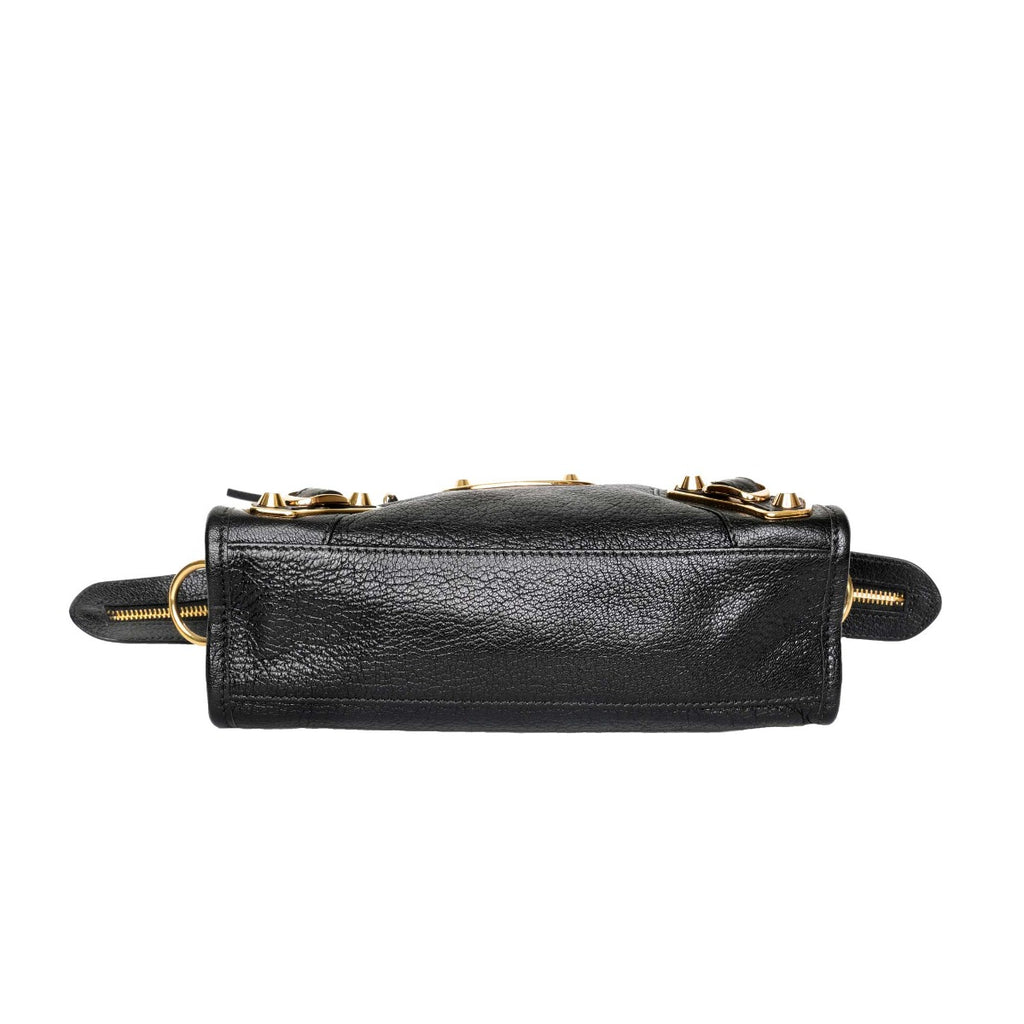 Balenciaga Black Motocross Giant 12 City Bag