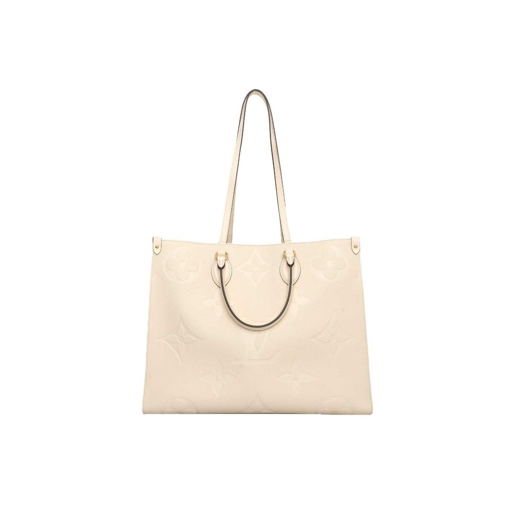 Louis Vuitton Cream Empreinte Giant Onthego Tote