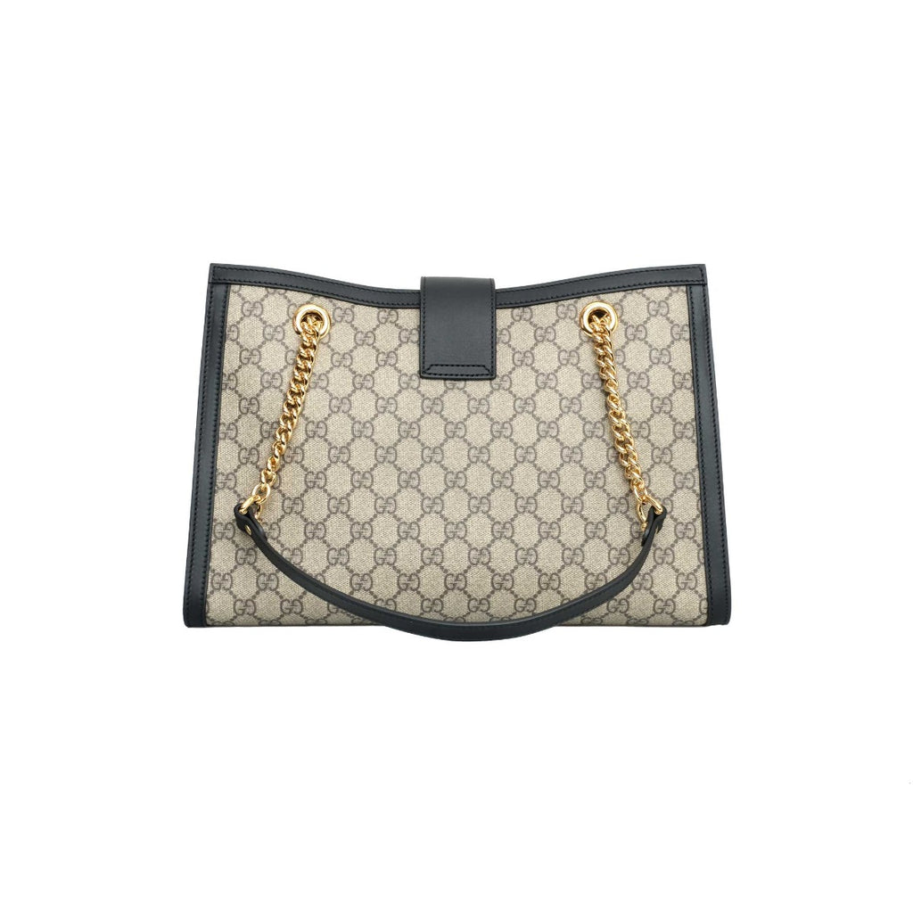 Gucci GG Supreme Medium Padlock Tote
