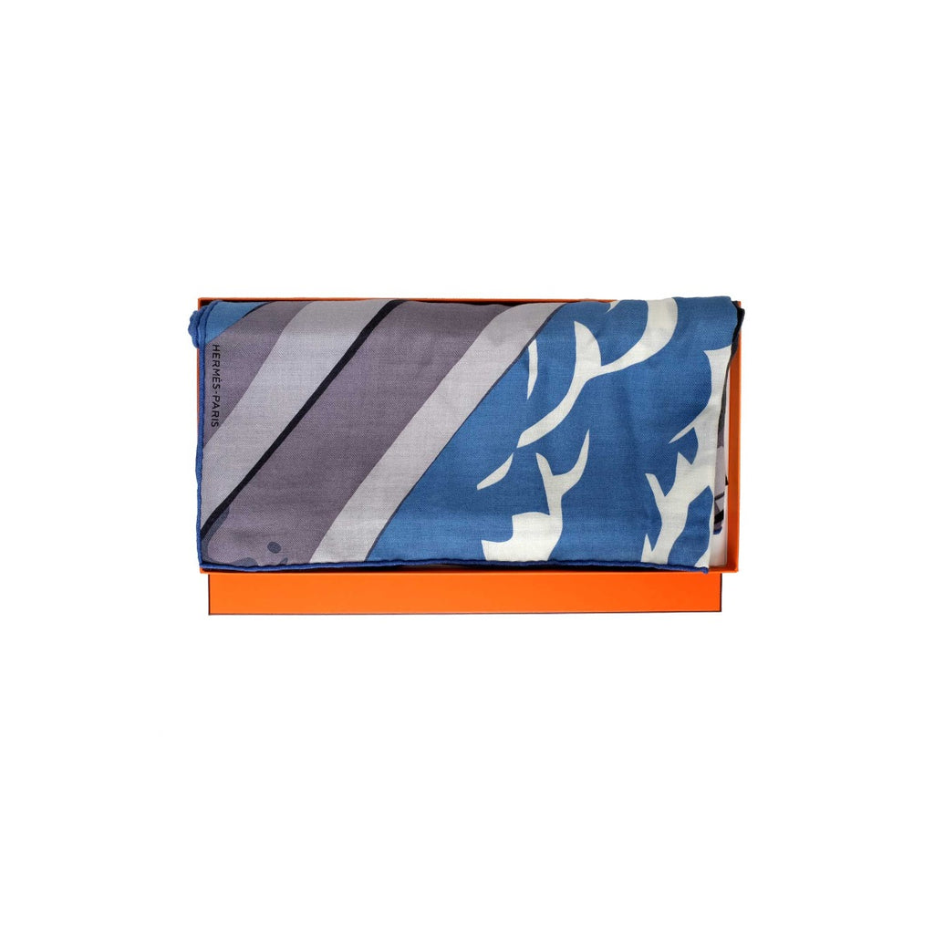 Hermes High Flyer Cashmere Silk Shawl