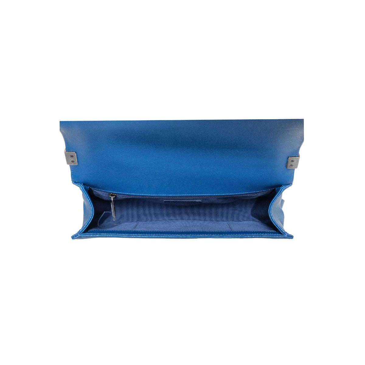 Chanel  Blue Caviar Quilted Medium Plus Boy Bag