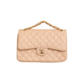 Chanel Nude Lambskin Jumbo Double Flap Bag