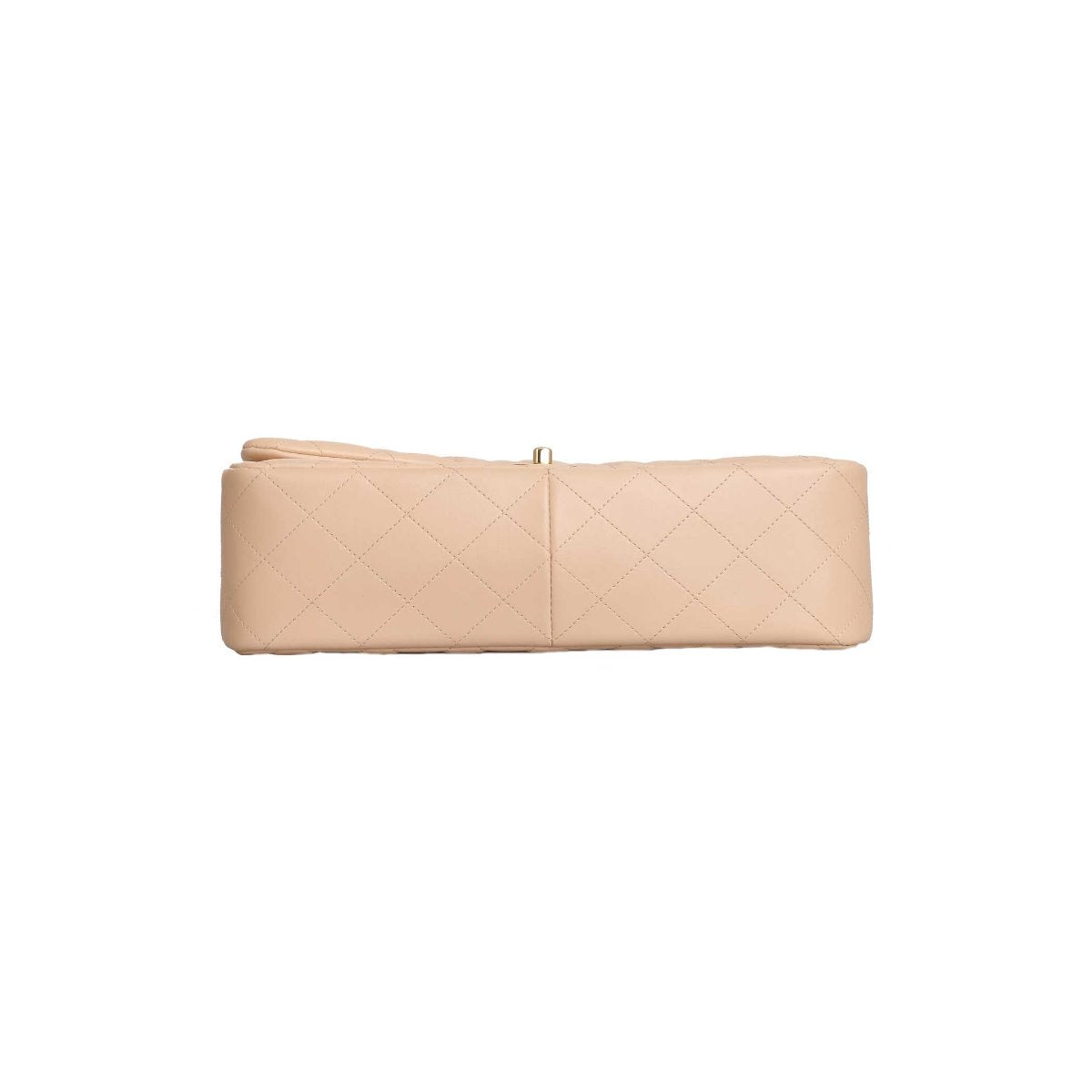 Chanel Nude Lambskin Jumbo Double Flap Bag