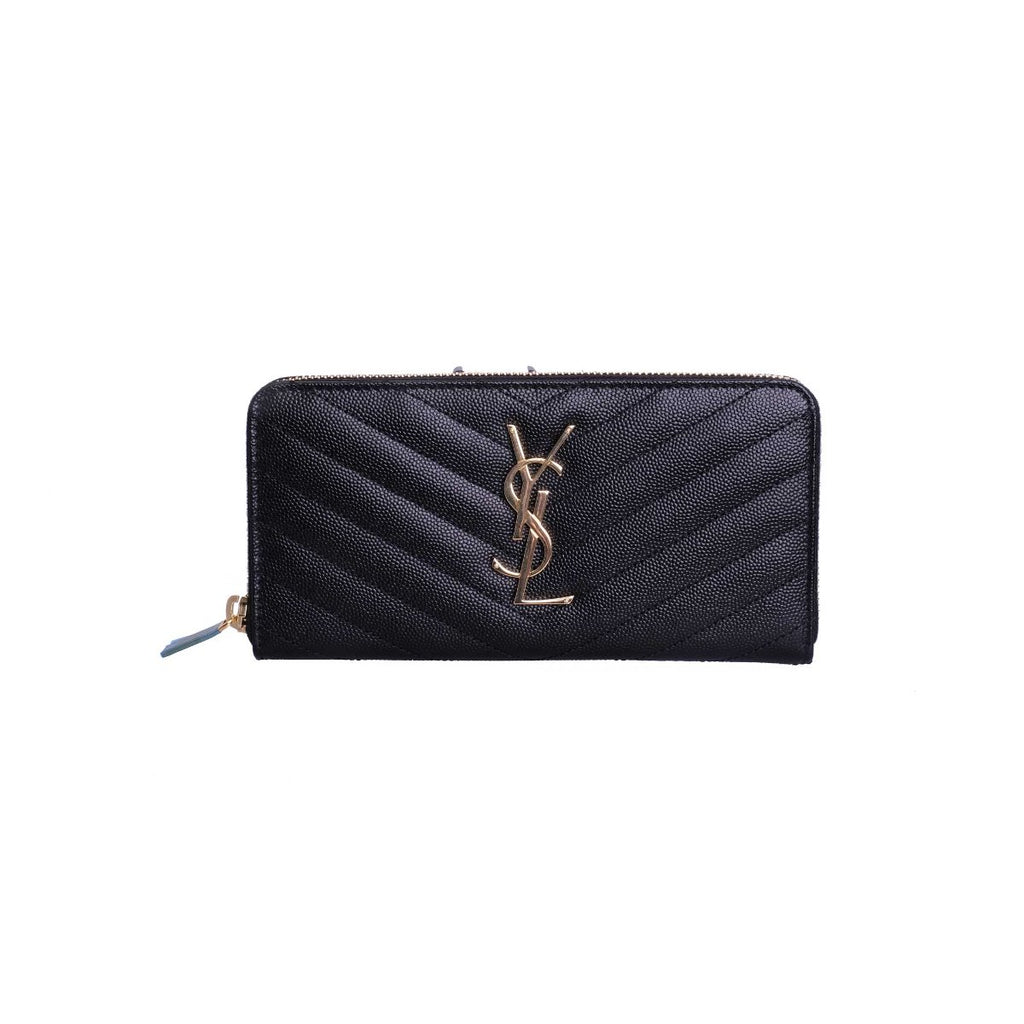 Chevron Matelassé Monogram Wallet