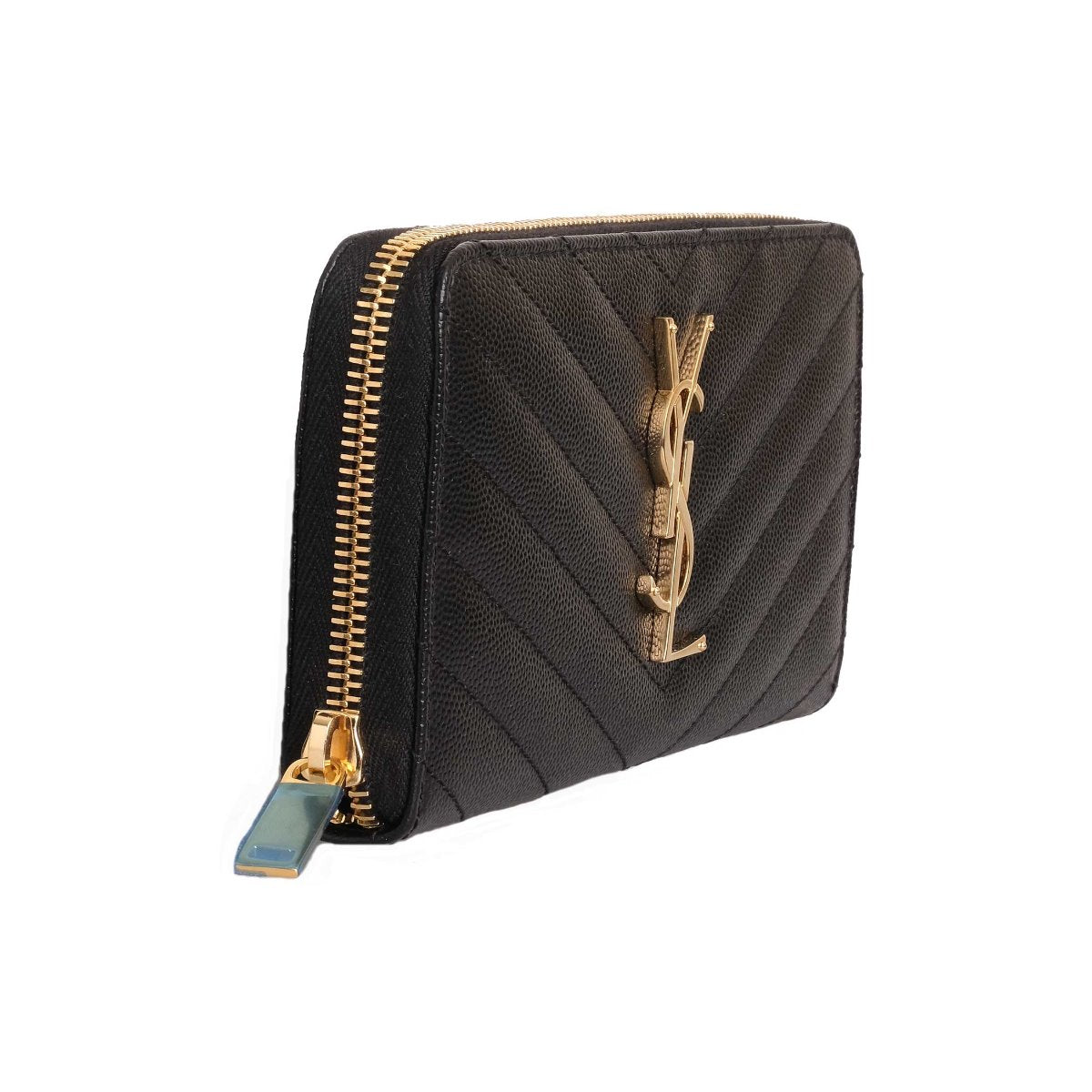 Chevron Matelassé Monogram Wallet