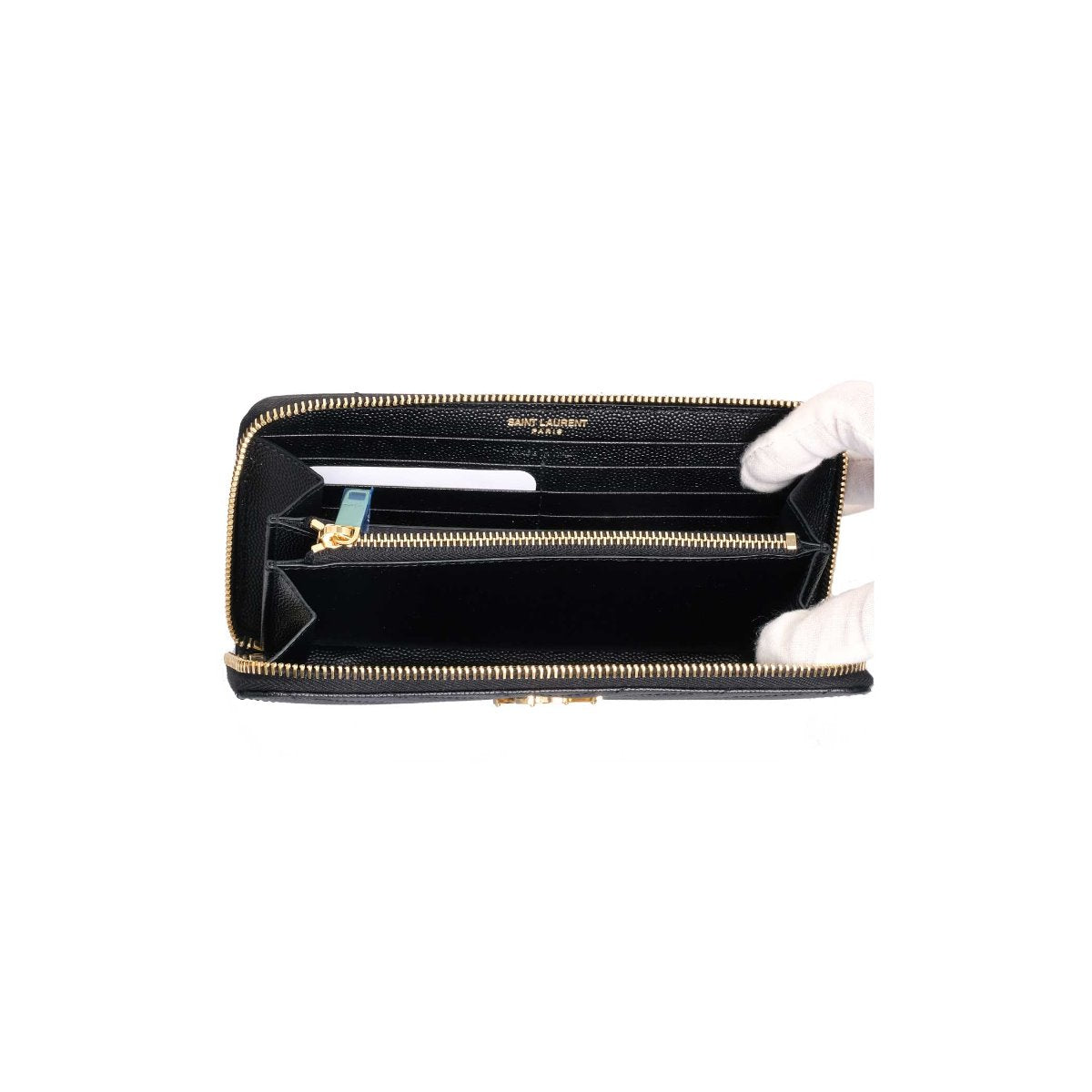 Chevron Matelassé Monogram Wallet