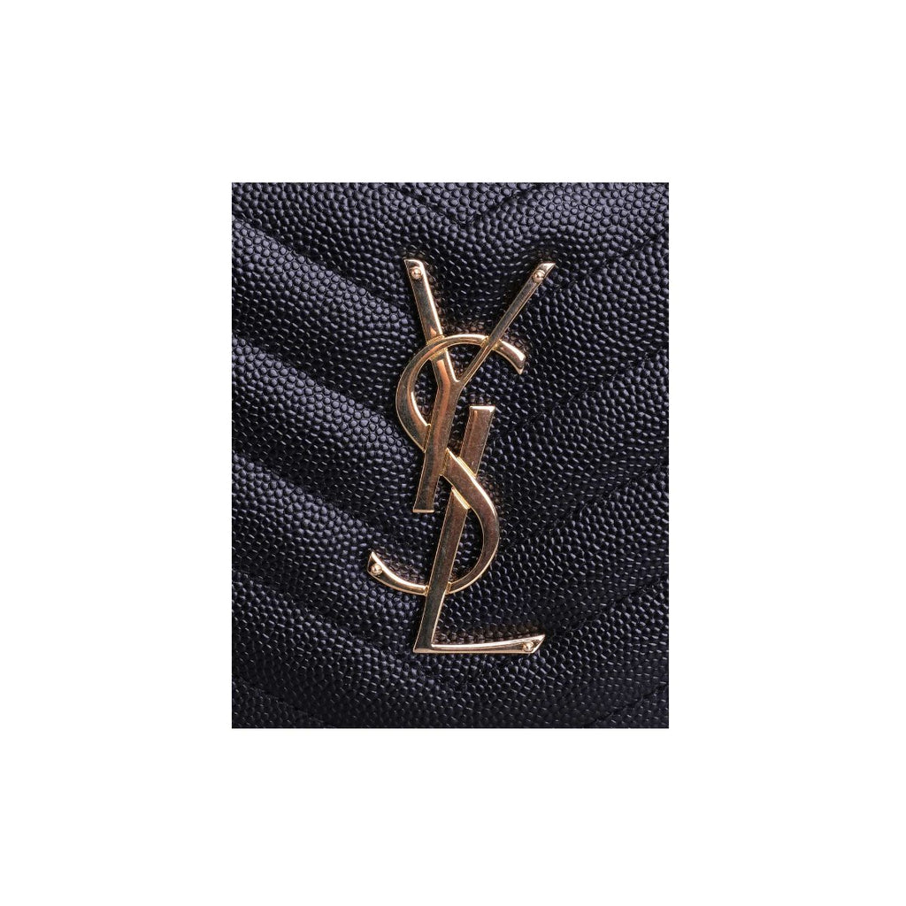 Chevron Matelassé Monogram Wallet