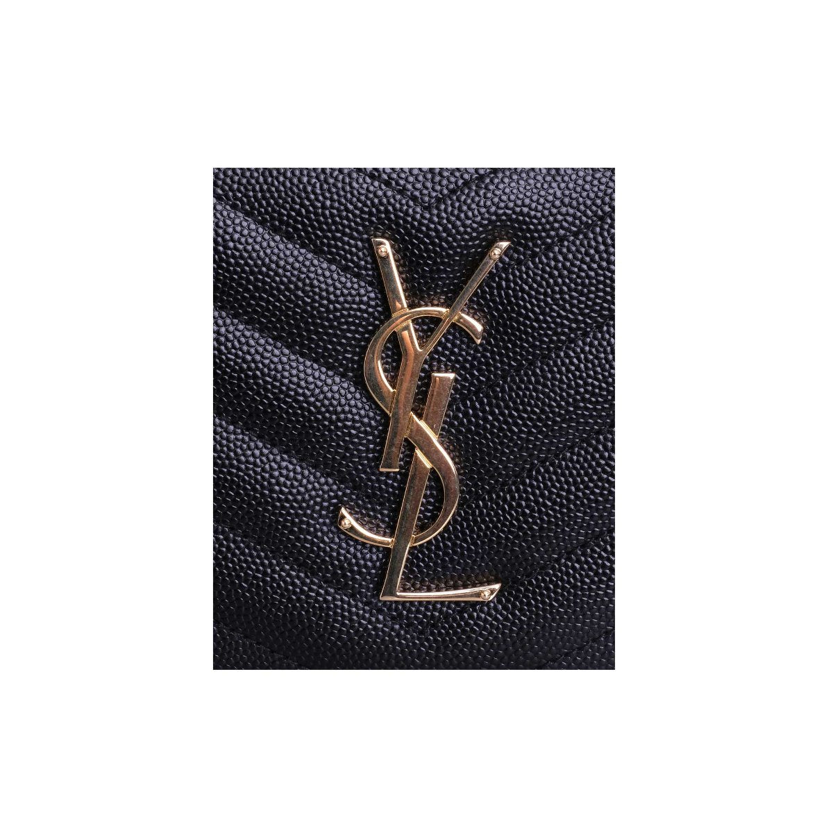 Chevron Matelassé Monogram Wallet