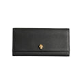 Alexander McQueen Black Skull Travel Wallet