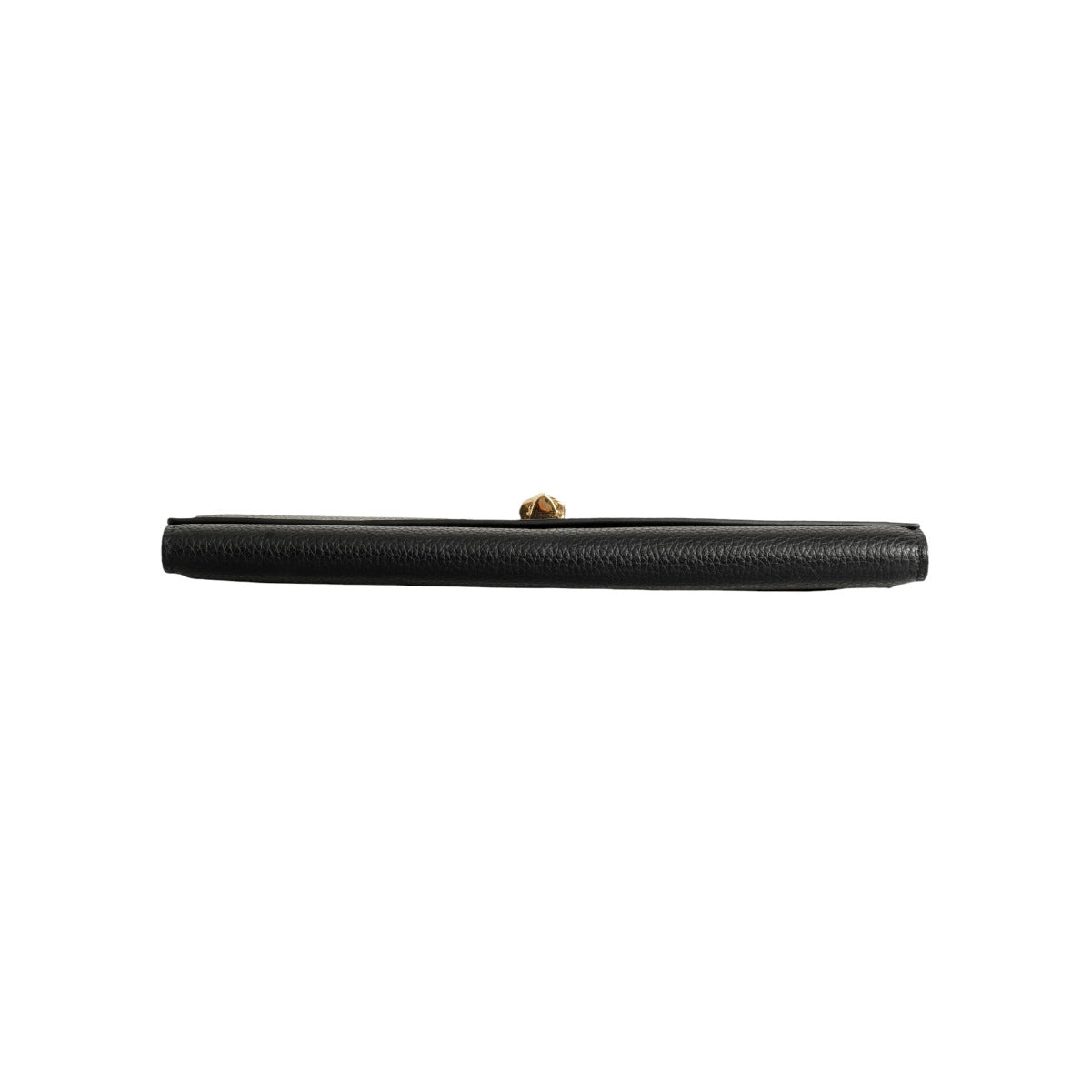 Alexander McQueen Black Skull Travel Wallet