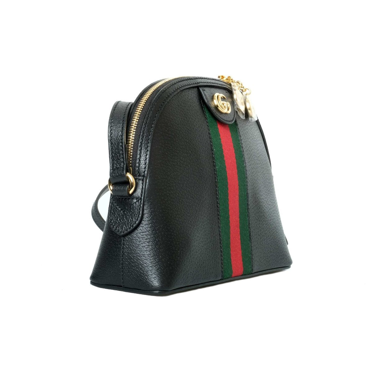 Gucci Black Ophidia Leather Shoulder Bag Small