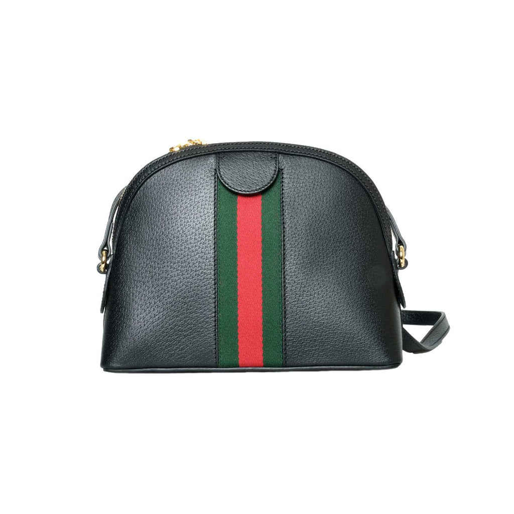 Gucci Black Ophidia Leather Shoulder Bag Small