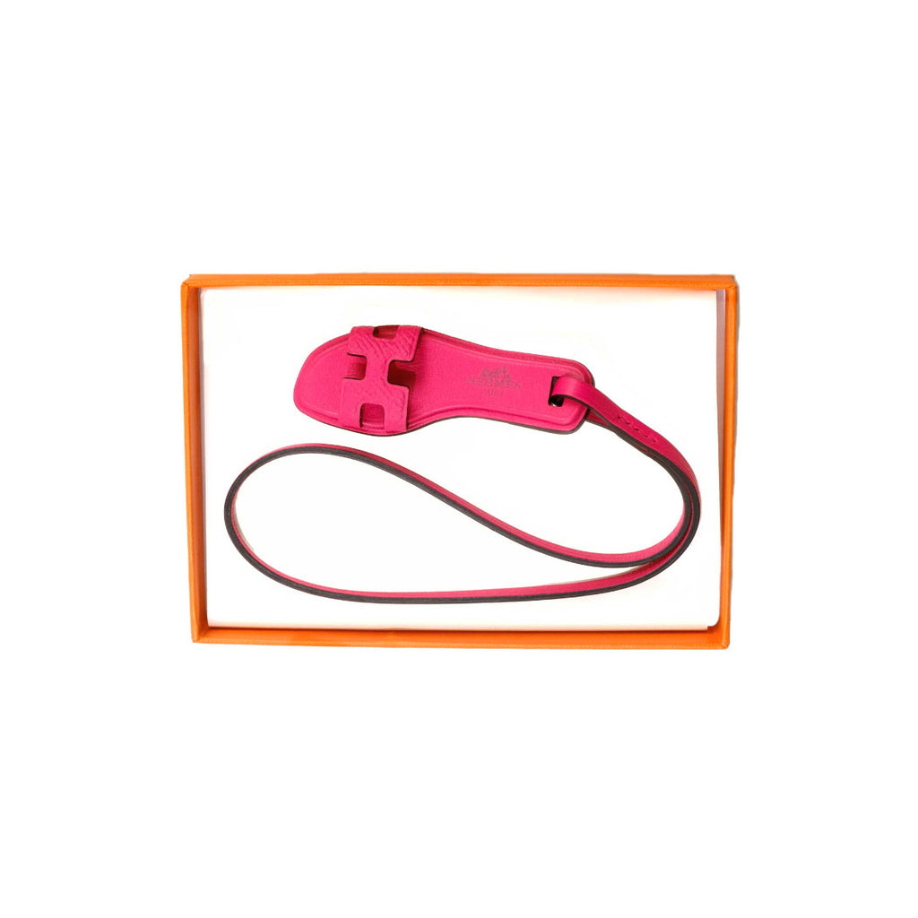 Hermès Rose Mexico Epsom Nano Oran Sandal Bag Charm