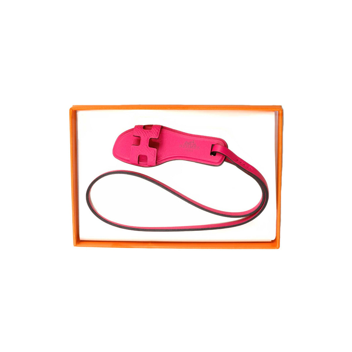 Hermès Rose Mexico Epsom Nano Oran Sandal Bag Charm