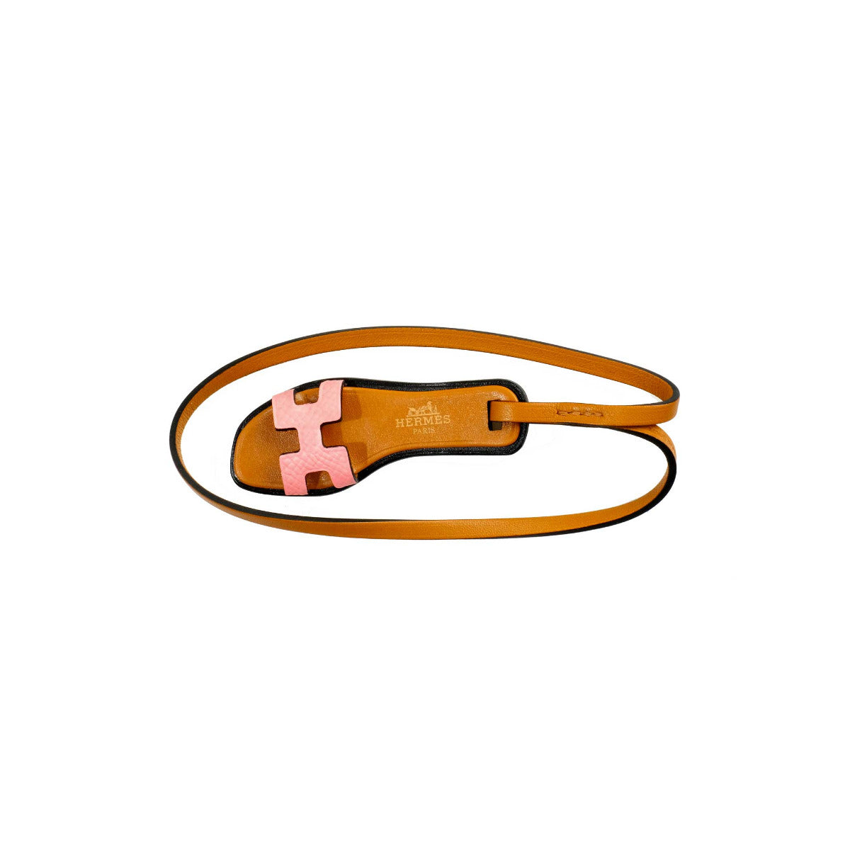 Hermès Rose Confetti Nano Oran Sandal Bag Charm