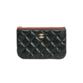 Chanel Black Quilted Lambskin Small O-Case