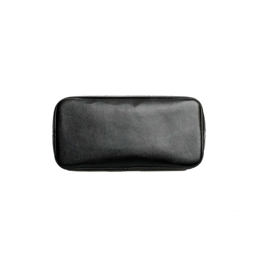 Chanel Medallion Black Caviar Quilted Tote