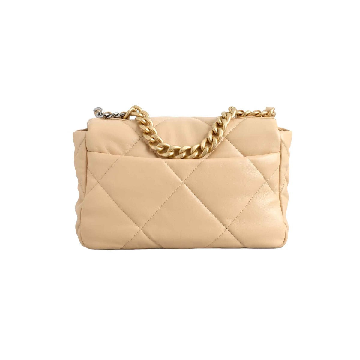 Chanel 19 Beige Flap Bag Medium