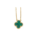 Van Cleef & Arpels Alhambra Malachite Motifs Necklace