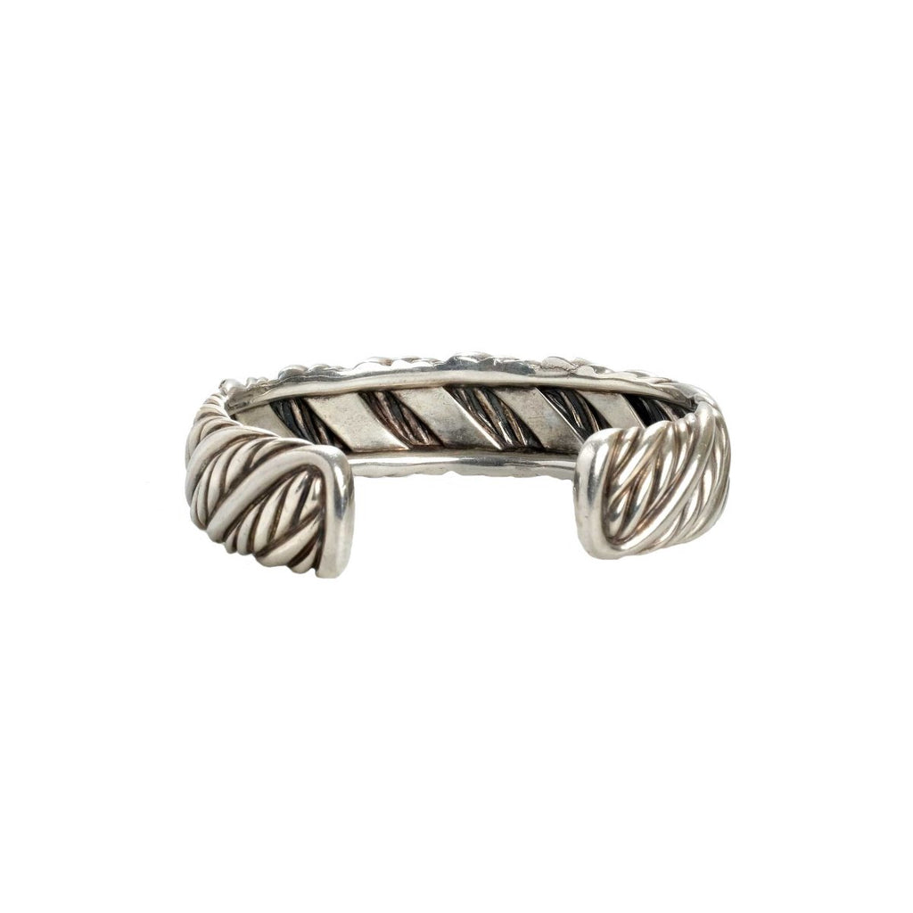 David Yurman Diamond Sculpted Cable Cuff
