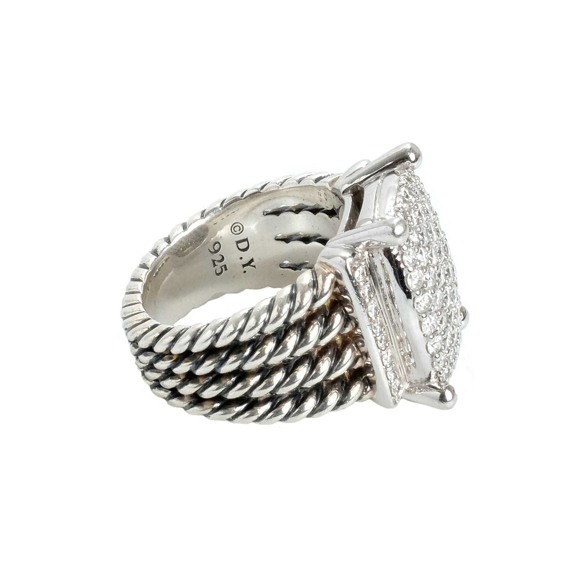 David Yurman Diamond Petite Wheaton Ring