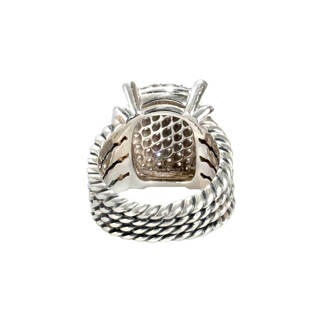 David Yurman Diamond Petite Wheaton Ring