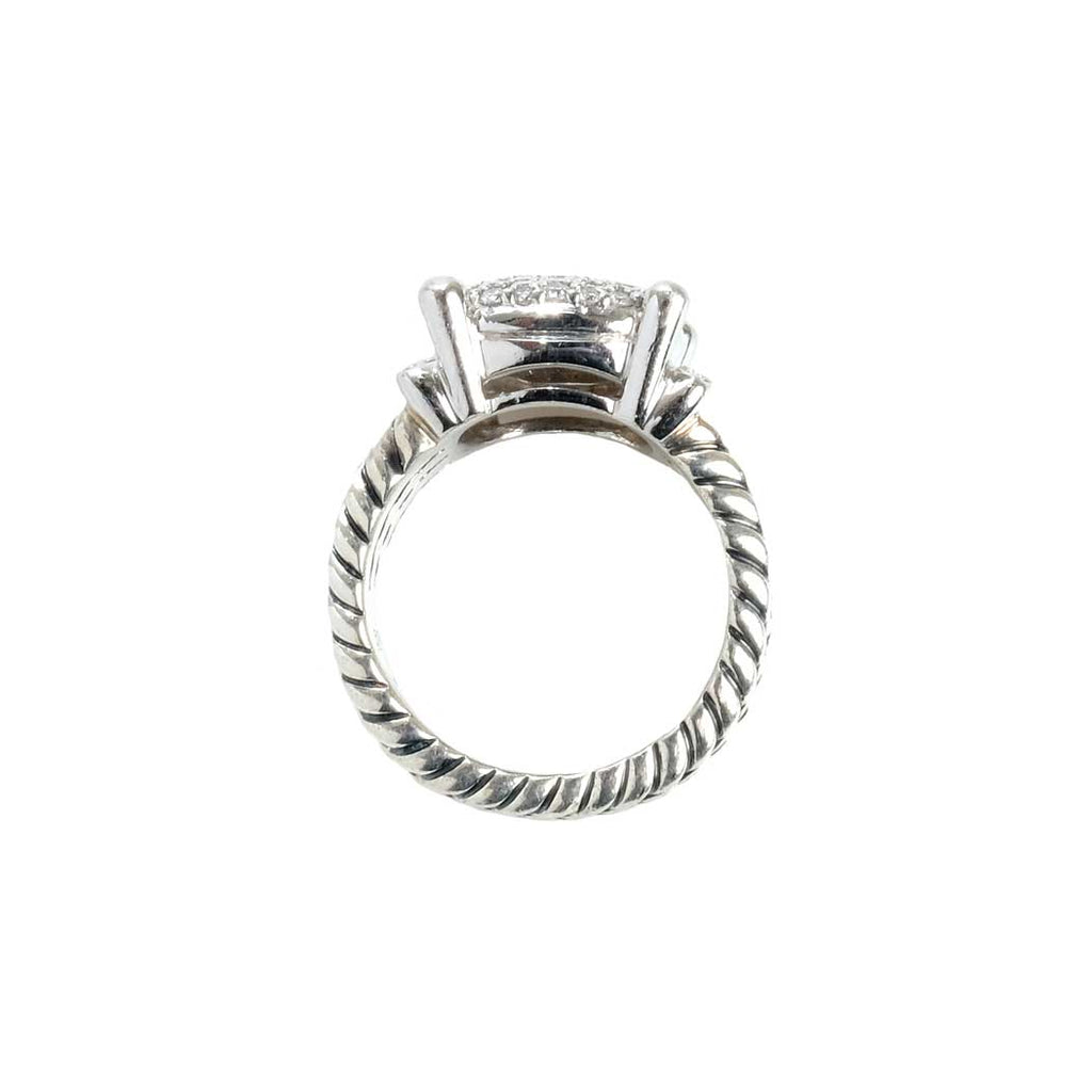 David Yurman Diamond Petite Wheaton Ring