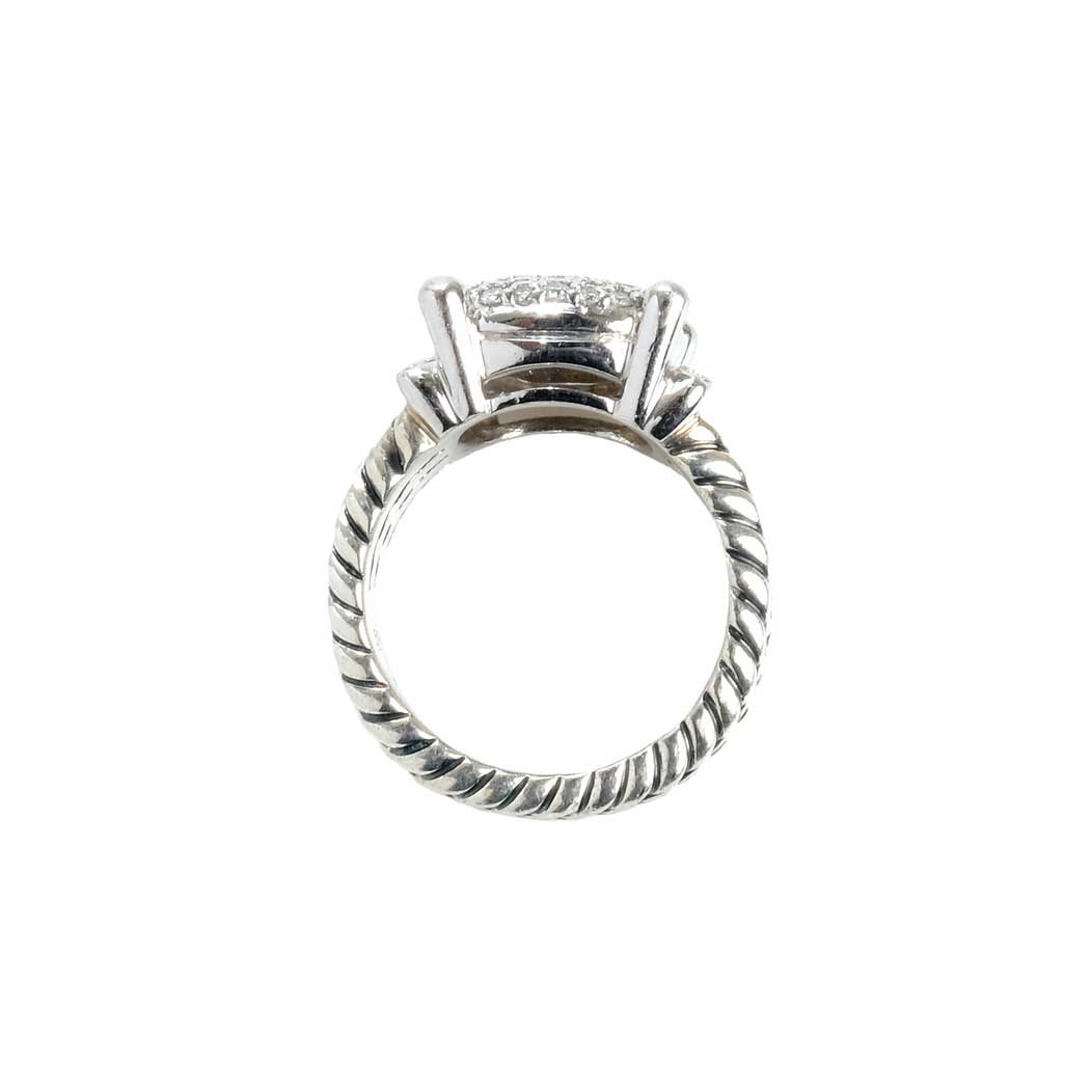 David Yurman Diamond Petite Wheaton Ring