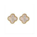 Van Cleef & Arpels Mother of Pearl Vintage Alhambra Earrings