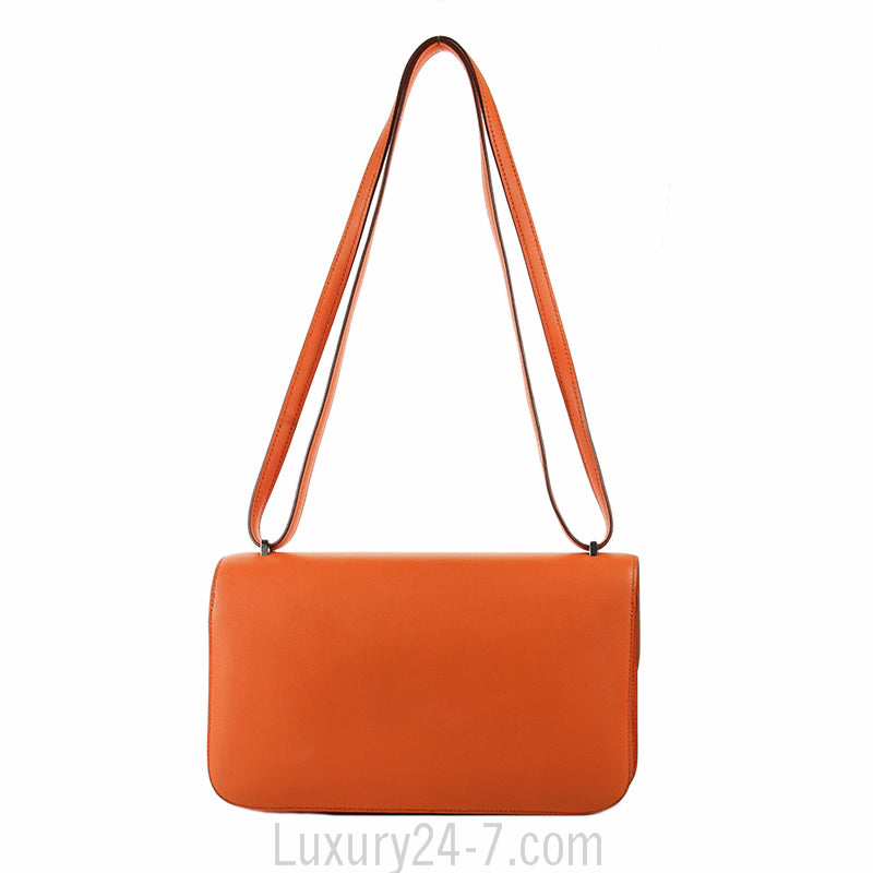 Hermes Orange Constance Elan Swift Bag