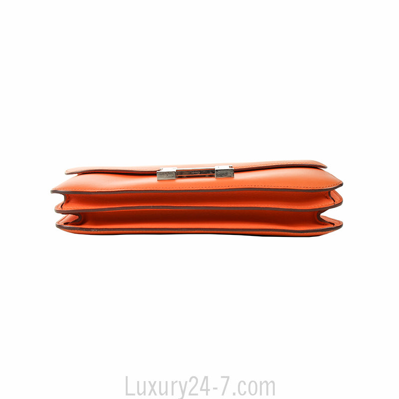Hermes Orange Constance Elan Swift Bag
