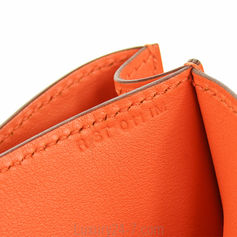 Hermes Orange Constance Elan Swift Bag