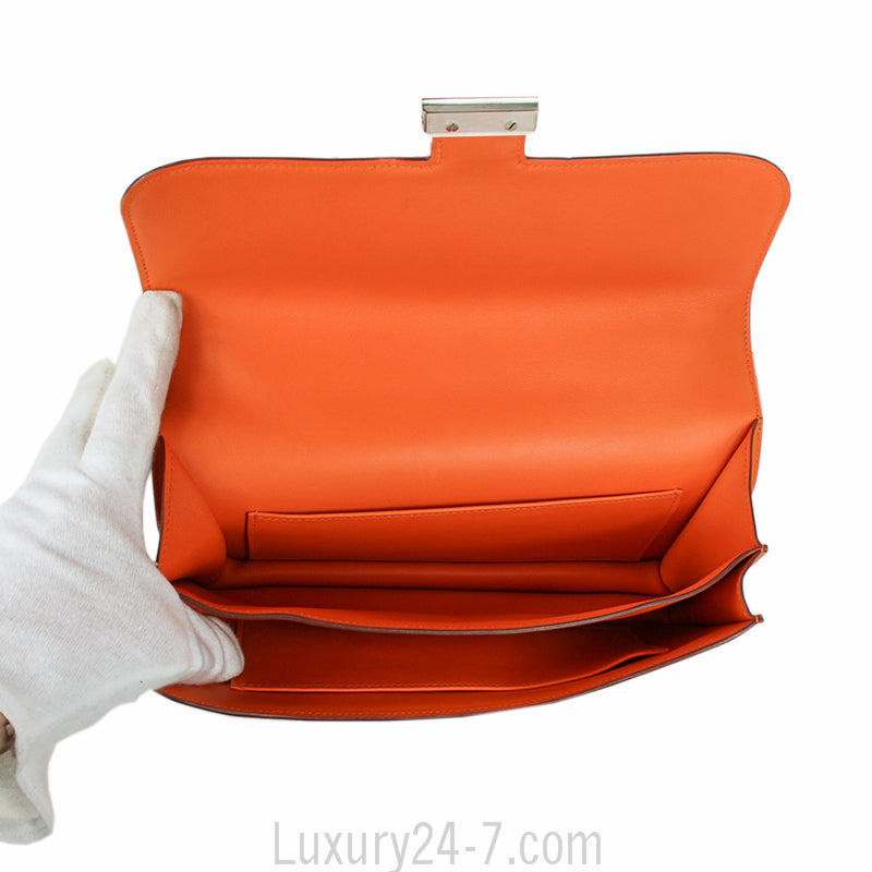 Hermes Orange Constance Elan Swift Bag
