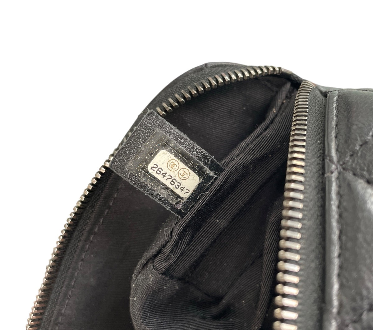 Chanel Black Quilted Calfskin Street CC Waist Bag