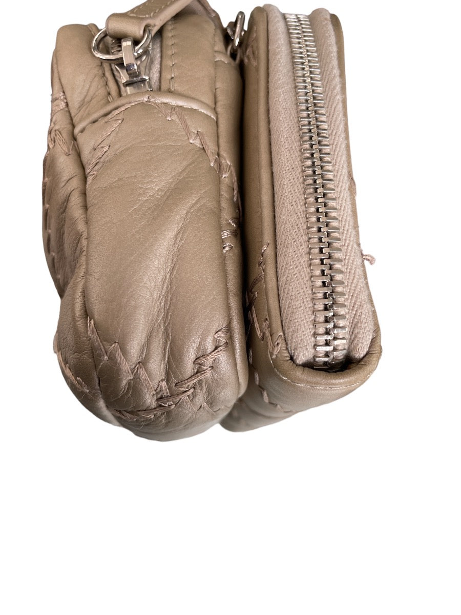 Chanel Gold Quilted Lambskin Mini  Ultimate Stitch Wallet on Chain