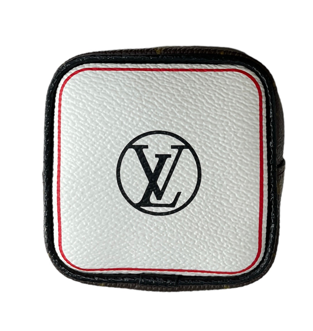 Louis Vuitton Monogram Game On Cube Coin Purse Keychain