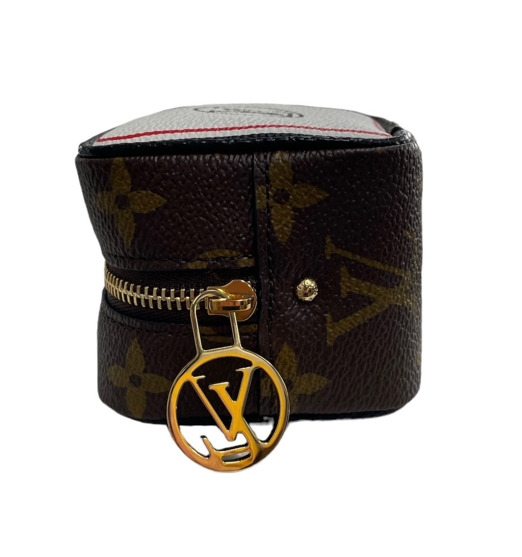 Louis Vuitton Monogram Game On Cube Coin Purse Keychain