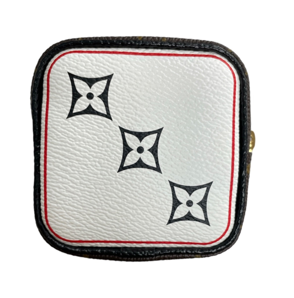Louis Vuitton Monogram Game On Cube Coin Purse Keychain