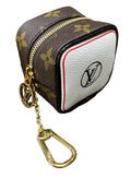 Louis Vuitton Monogram Game On Cube Coin Purse Keychain