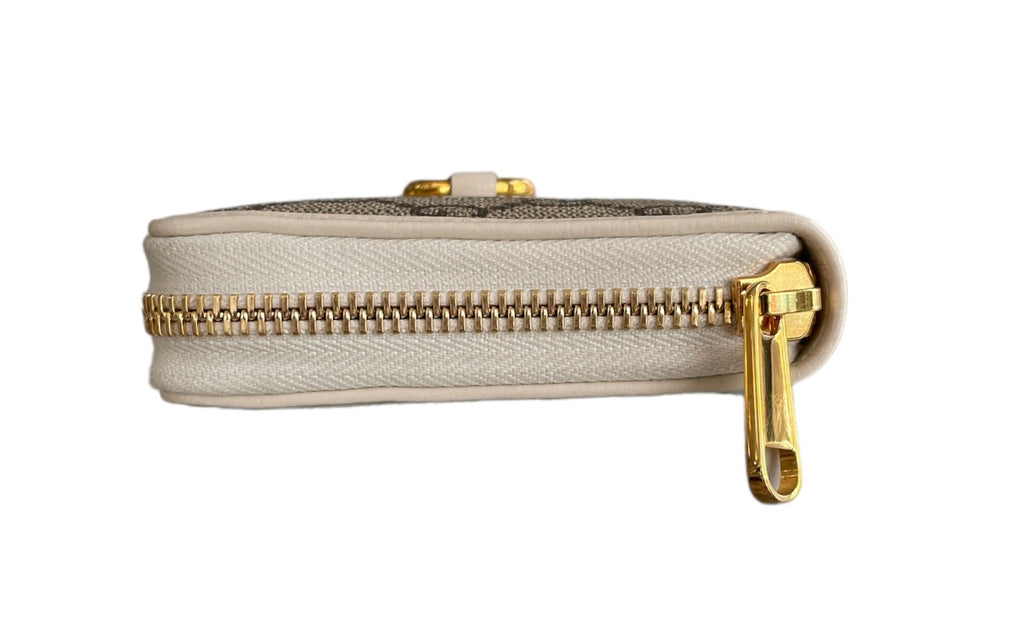 Gucci GG Supreme Calfskin Horsebit 1955 Zip Around Wallet