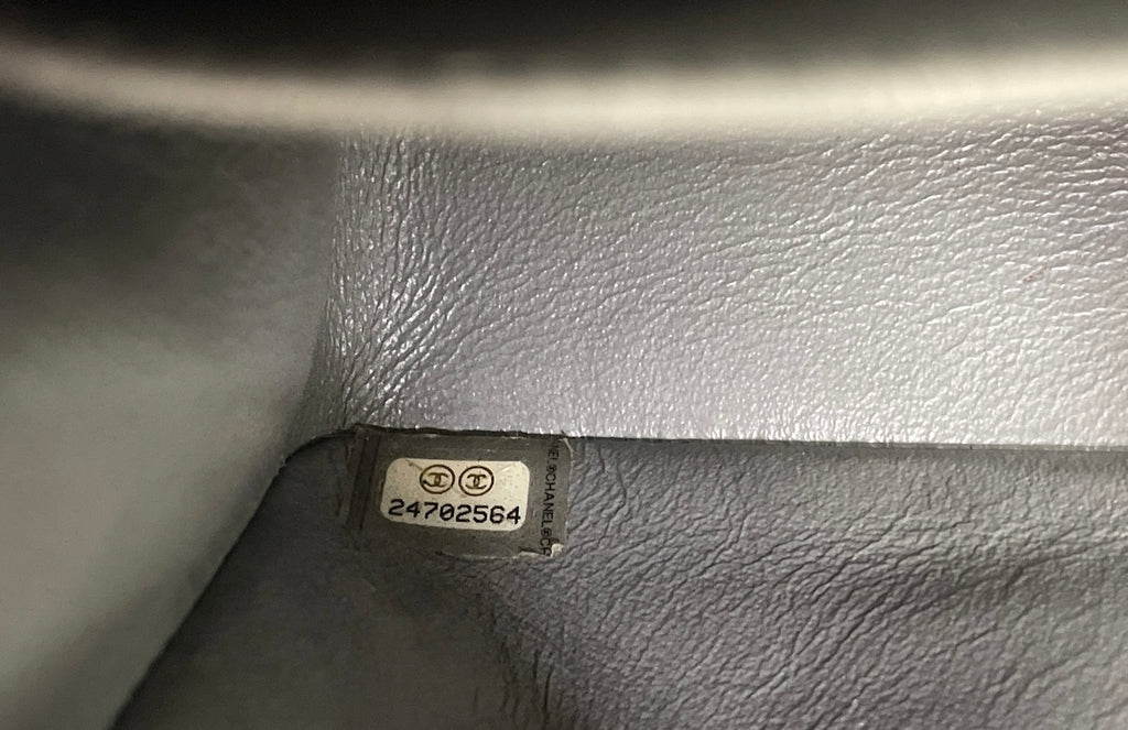 Chanel Gray Caviar Medium Double Flap Bag
