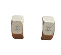 Chanel Vintage Clip On Silver CC Earring 1999