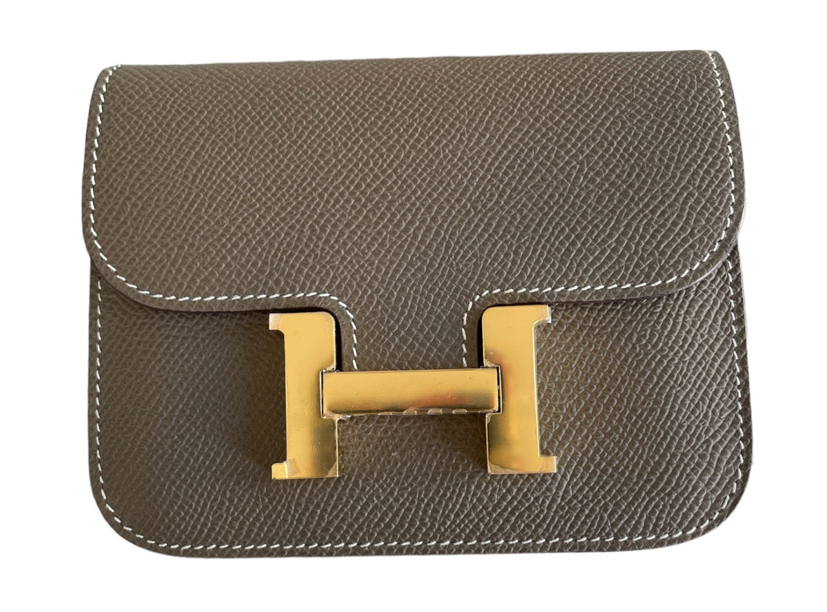 Hermes Etoupe Epsom Constance Slim WGH