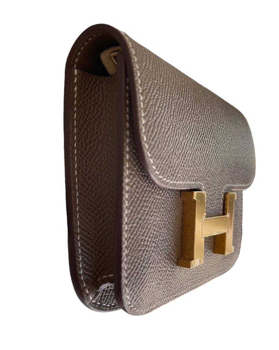 Hermes Etoupe Epsom Constance Slim WGH