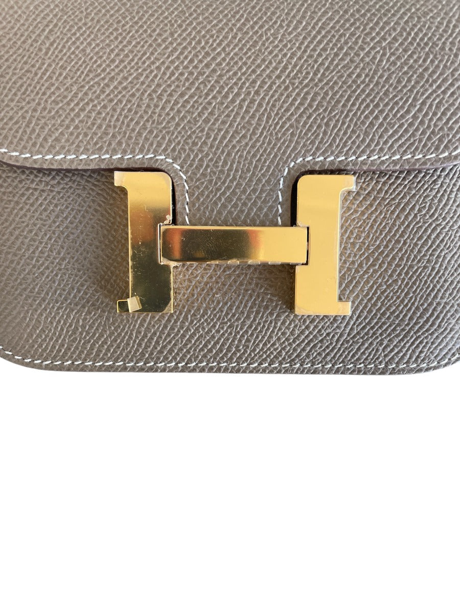 Hermes Etoupe Epsom Constance Slim WGH