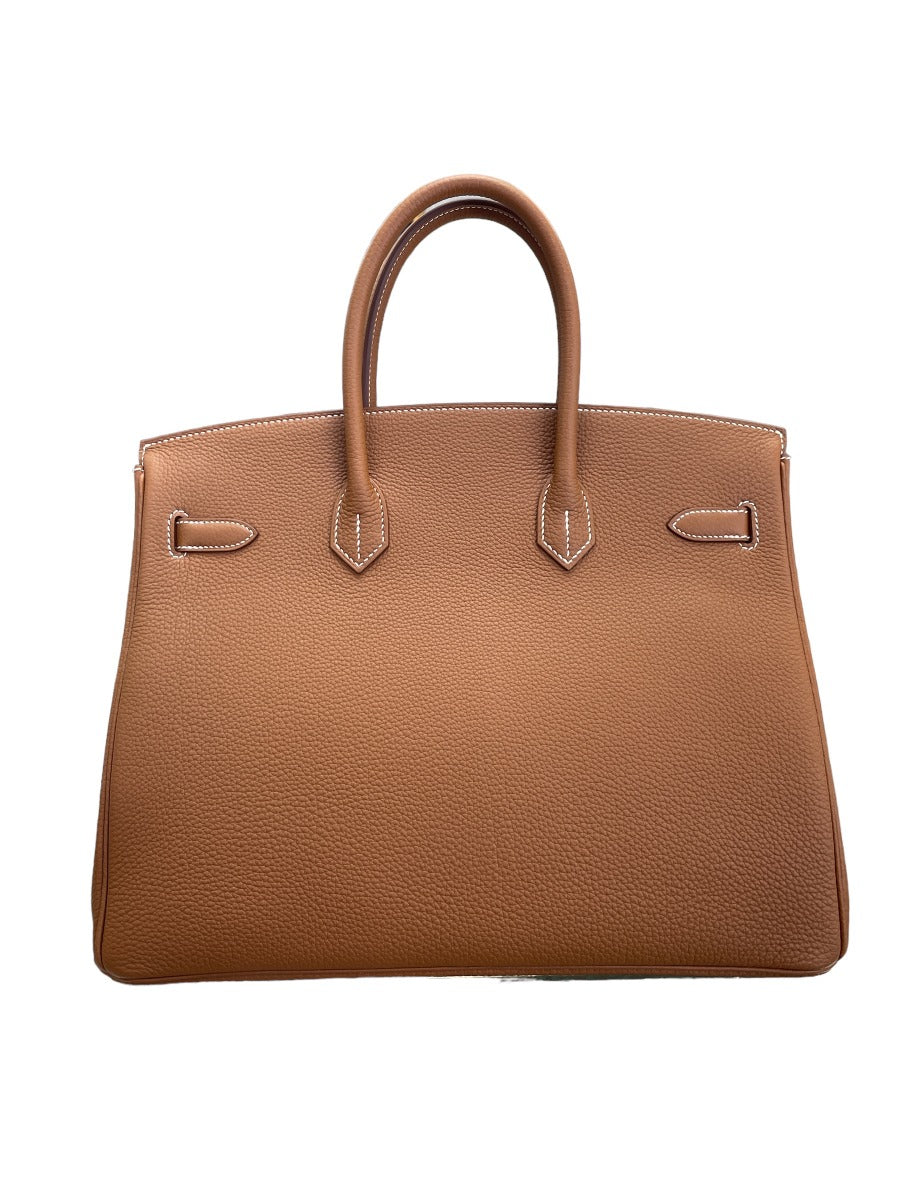 NIB 2024 Hermes Gold Togo Birkin 35 WGH
