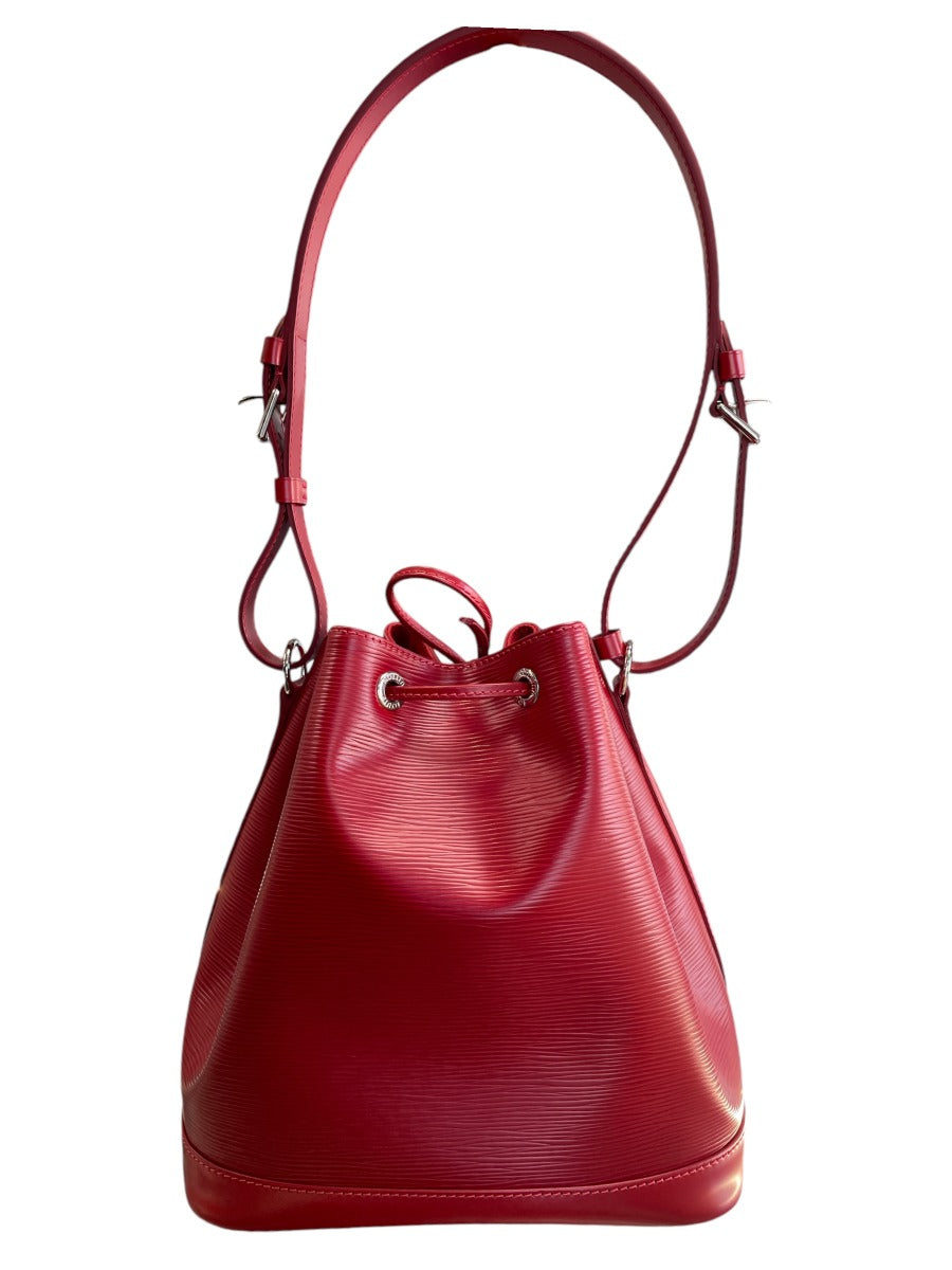 Louis Vuitton Red Epi Leather Neo Noe Bag