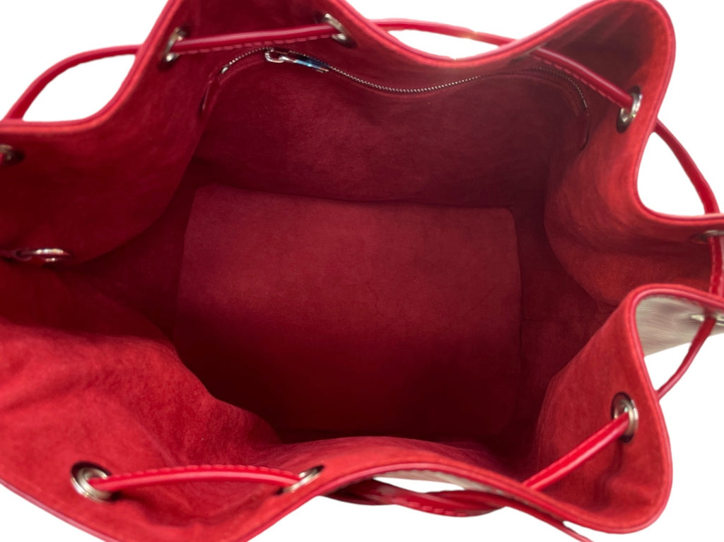 Louis Vuitton Red Epi Leather Neo Noe Bag