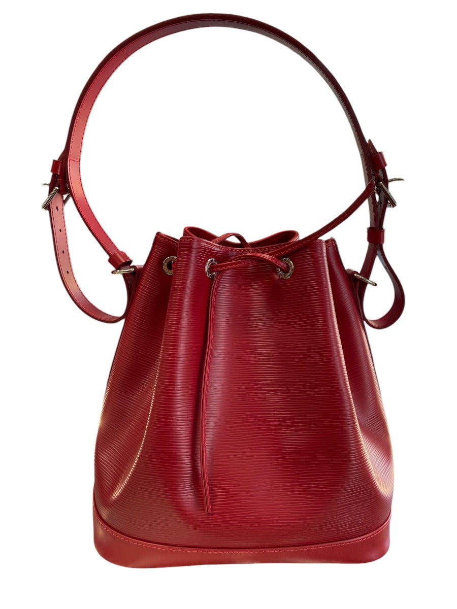 Louis Vuitton Red Epi Leather Neo Noe Bag
